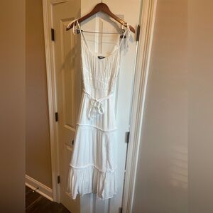 Paige Inesa White Gause Dress XS Beach Gauze Summer